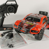 Радиоуправляемый шорт-корс Remo Hobby Rocket V2.0 (красный) 4WD 2.4G 1/16 RTR