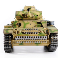 Р/У танк Taigen 1/16 Panzerkampfwagen III (Германия) дым, свет V3 2.4G RTR камуфляж