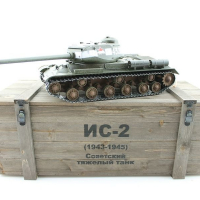 Радиоуправляемый танк Taigen 1/16 ИС-2 модель 1944, СССР, зеленый, 2.4G, деревянная коробка