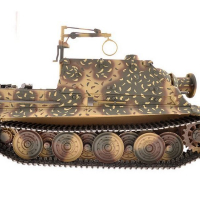 Р/У танк Torro Sturmtiger Panzer 1/16 2.4G, зеленый, ИК-пушка