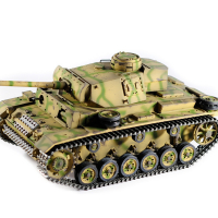 Р/У танк Taigen 1/16 Panzerkampfwagen III (Германия) дым, свет (для ИК боя) V3 2.4G RTR камуфляж