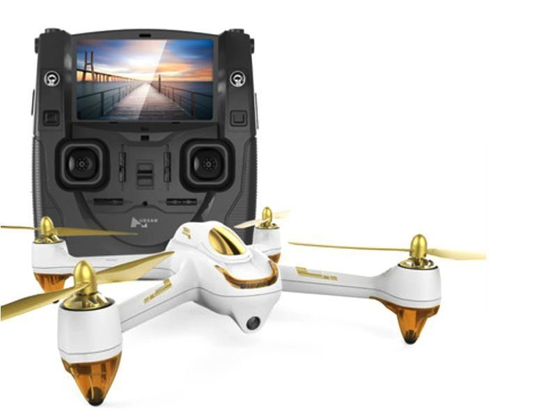 Р/У квадрокоптер Hubsan X4 GPS, FHD+FPV, автовозврат, удержание, следуй за мной, 2.4G (белый)