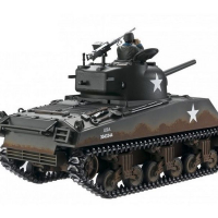 Радиоуправляемый танк Torro Sherman M4A3, 1/16 2.4G, ИК-пушка, деревянная коробка