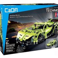 Р/У конструктор CaDA Technic спортивная машина (453 детали)