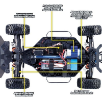 Радиоуправляемая шоссейка Remo Hobby Rally Master (оранжевая) 4WD 2.4G 1/8 RTR