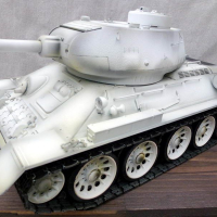 Р/У танк Taigen 1/16 T34-85 (СССР) (для ИК танкового боя) 2.4G (зимний)