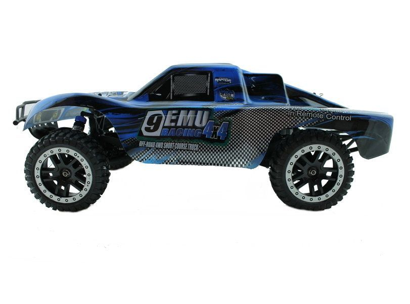 Радиоуправляемый шорт-корс Remo Hobby 9EMU (синий) 4WD 2.4G 1/8 RTR