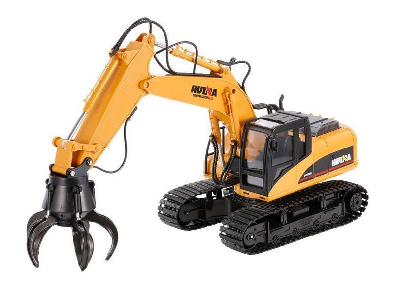 Радиоуправляемый экскаватор c шаровым захватом HUI NA TOYS 2.4G 16CH 1/14 RTR