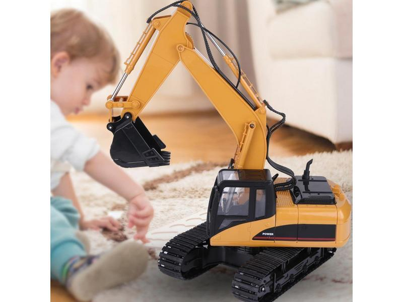 Радиоуправляемый экскаватор HUI NA TOYS 2.4G 15CH 1/16 RTR