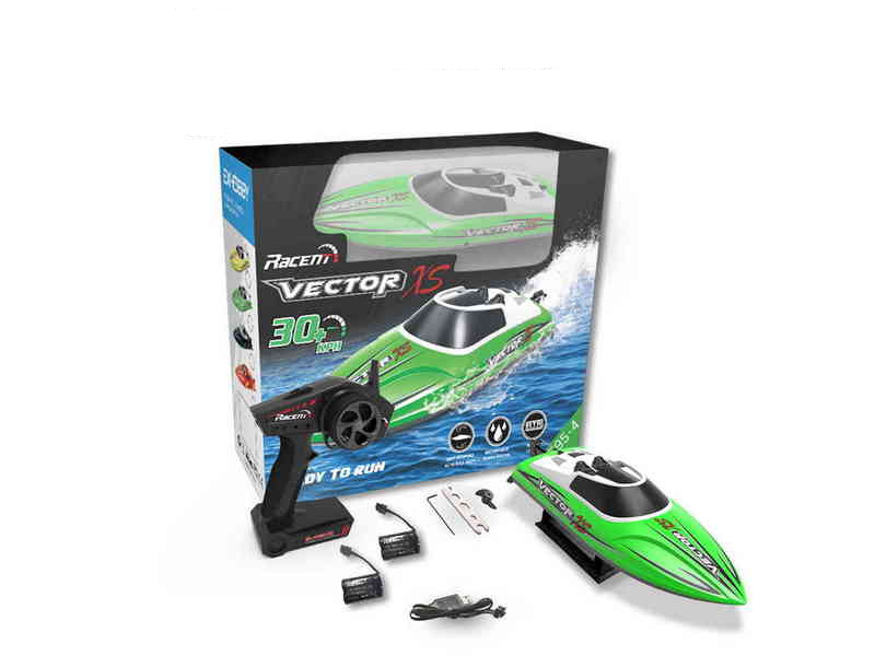 Радиоуправляемый катер Volantex RC Vector XS зеленый 2.4G RTR Радиоуправляемый катер Volantex RC Vector XS зеленый 2.4G RTR