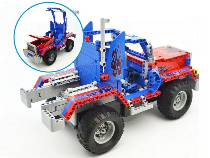 Р/У конструктор CaDA Technic грузовик / джип "Оптимус Прайм" (531 деталь)