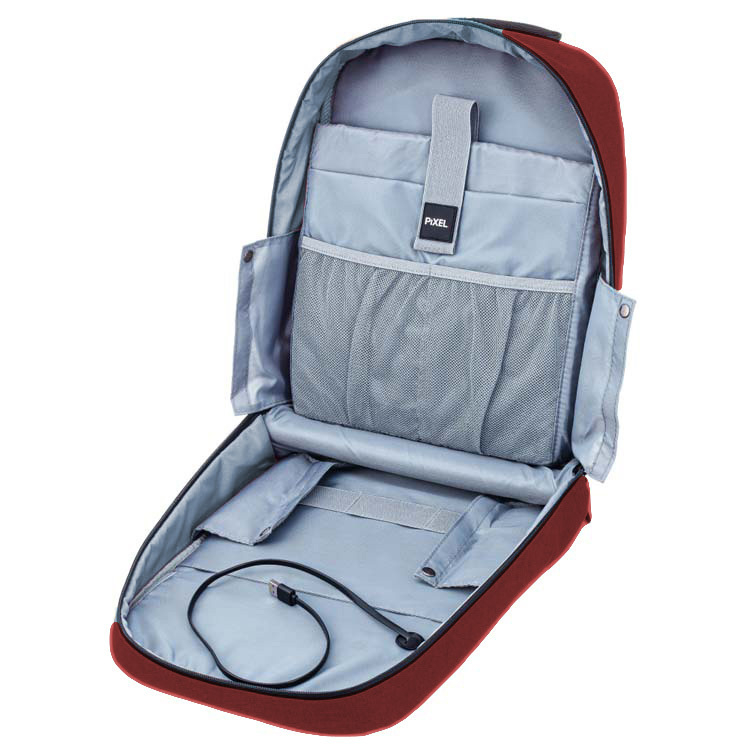 Рюкзак с дисплеем Pixel MAX 2.0 - Red Line (бордовый) Рюкзак с дисплеем Pixel MAX 2.0 - Red Line (бордовый)