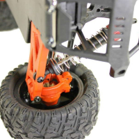 Радиоуправляемый монстр Remo Hobby SMAX UPGRADE (синий) 4WD 2.4G 1/16 RTR