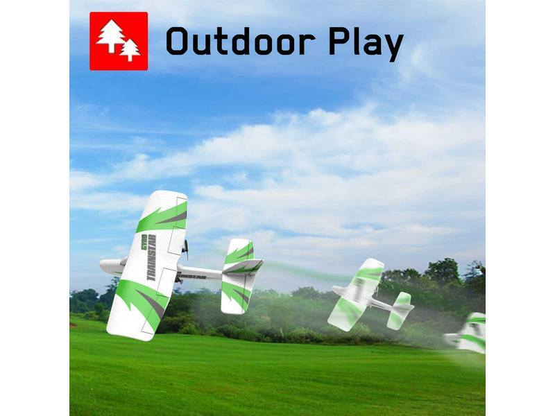 Радиоуправляемый самолет Volantex RC Trainstar Micro 200мм 2.4G 2ch LiPo RTF with Gyro