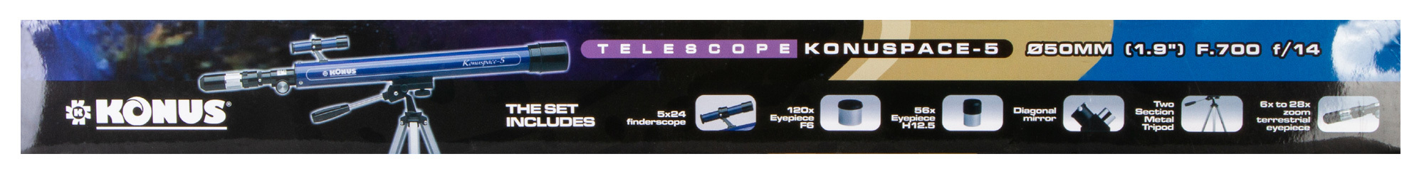 Телескоп Konus Konuspace-5 50/700 AZ