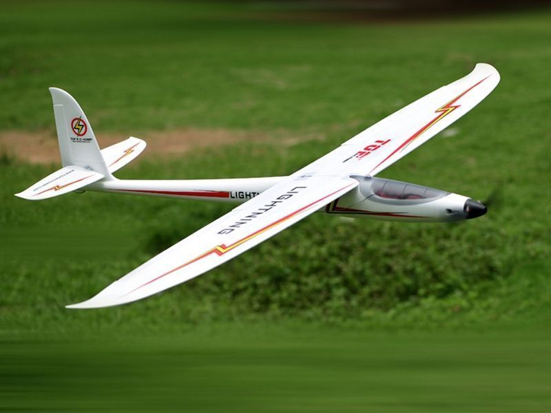 Радиоуправляемый планер Top RC Lightning V2 (Propeller Power System) 1500мм 2.4G 4-ch LiPo RTF Радиоуправляемый планер Top RC Lightning V2 (Propeller Power System) 1500мм 2.4G 4-ch LiPo RTF