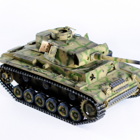 Р/У танк Taigen 1/16 Panzerkampfwagen III (Германия) дым, свет V3 2.4G RTR камуфляж