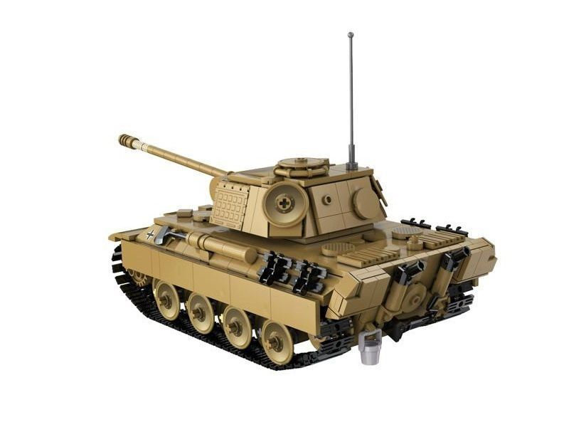 Радиоуправляемый конструктор CaDA MASTER Немецкий танк Пантера 1/35 (907 деталей)