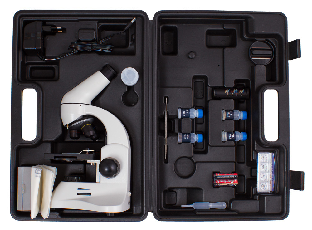 Микроскоп Levenhuk Rainbow 50L PLUS Moonstone\Лунный камень