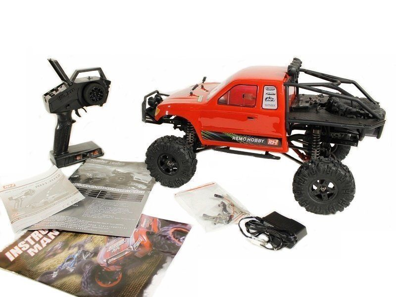 Радиоуправляемый краулер Remo Hobby Trial Rigs Truck (красный) 4WD 2.4G 1/10 RTR