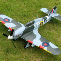 Радиоуправляемый самолет Top RC Hurricane зеленый 750мм 2.4G 4-ch LiPo RTF