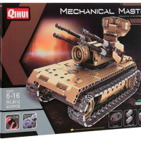 Р/У конструктор Qihui Mechanical Master Зенитный танк (457 деталей)
