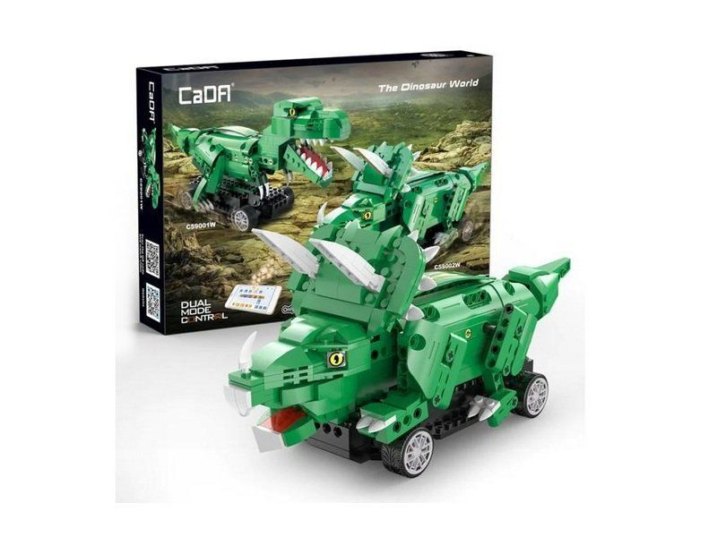 Радиоуправляемый конструктор CADA Мир динозавров Трицератопс (317 деталей)