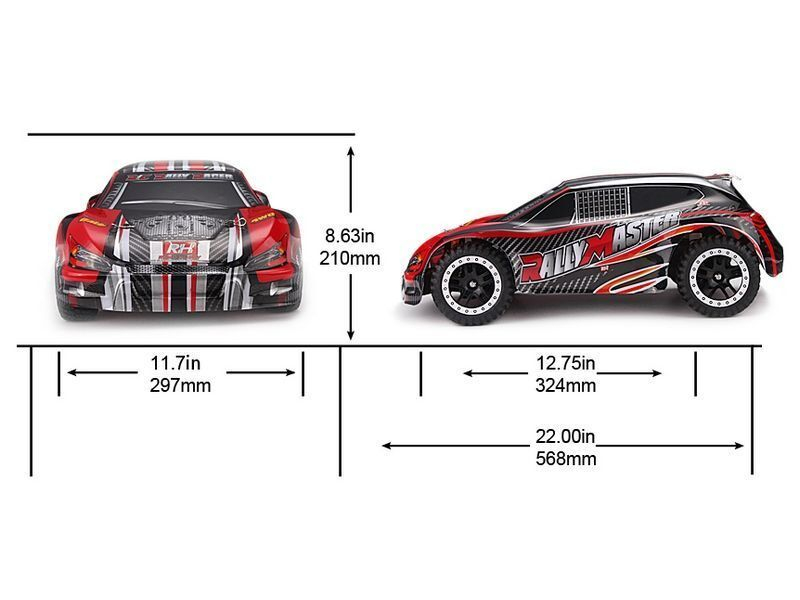 Радиоуправляемая шоссейка Remo Hobby Rally Master (оранжевая) 4WD 2.4G 1/8 RTR