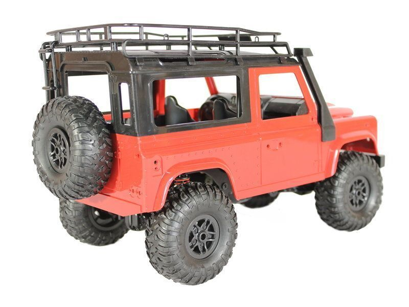 Радиоуправляемая машина MN MODEL английский внедорожник Defender (красный) 4WD 2.4G 1/12 RTR