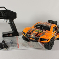 Радиоуправляемый шорт-корс Remo Hobby Rocket UPGRADE V2.0 (оранжевый) 4WD 2.4G 1/16 RTR