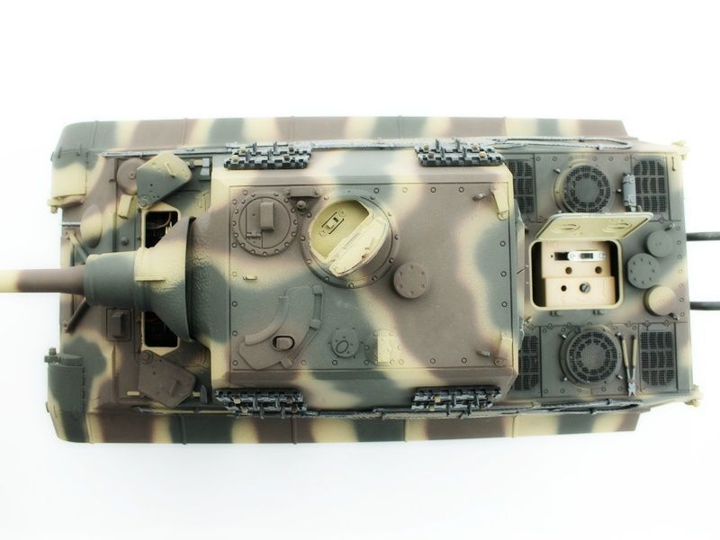 Р/У танк Torro Jagdtiger (Metal Edition) 1/16 2.4G, ВВ-пушка, деревянная коробка
