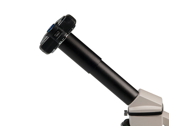 Микроскоп школьный Эврика 40х-1280х с видеоокуляром в кейсе