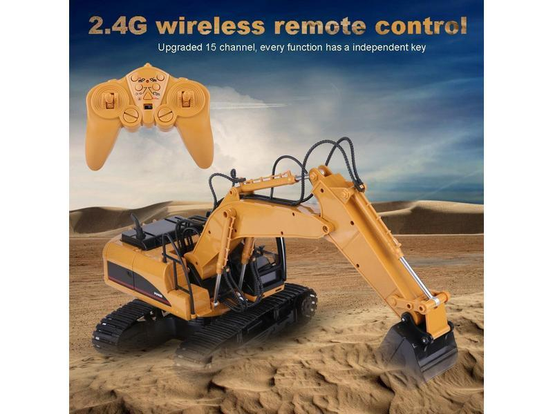 Радиоуправляемый экскаватор HUI NA TOYS 2.4G 15CH 1/16 RTR