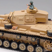 Р/У танк Heng Long 1/16 Panzerkampfwagen III (Германия) 2.4G RTR песочный