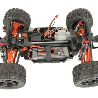 Радиоуправляемый монстр Remo Hobby MMAX UPGRADE (красный) 4WD 2.4G 1/10 RTR