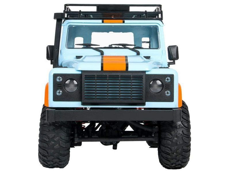 Радиоуправляемая машина MN MODEL английский внедорожник Defender D90 (голубой) 4WD 2.4G 1/12 RTR