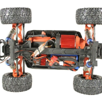 Радиоуправляемый монстр Remo Hobby SMAX UPGRADE V2.0 (синий) 4WD 2.4G 1/16 RTR