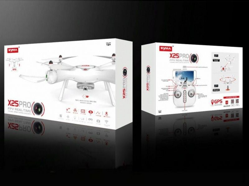 Р/У квадрокоптер Syma X25PRO с FPV трансляцией, GPS, барометр 2.4G RTF Р/У квадрокоптер Syma X25PRO с FPV трансляцией, GPS, барометр 2.4G RTF