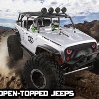 Радиоуправляемый краулер Remo Hobby Open-Topped Jeeps 4WD 2.4G 1/10 RTR