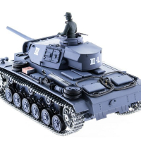 Р/У танк Heng Long 1/16 Panzerkampfwagen III (Германия) 2.4G RTR PRO темно-серый