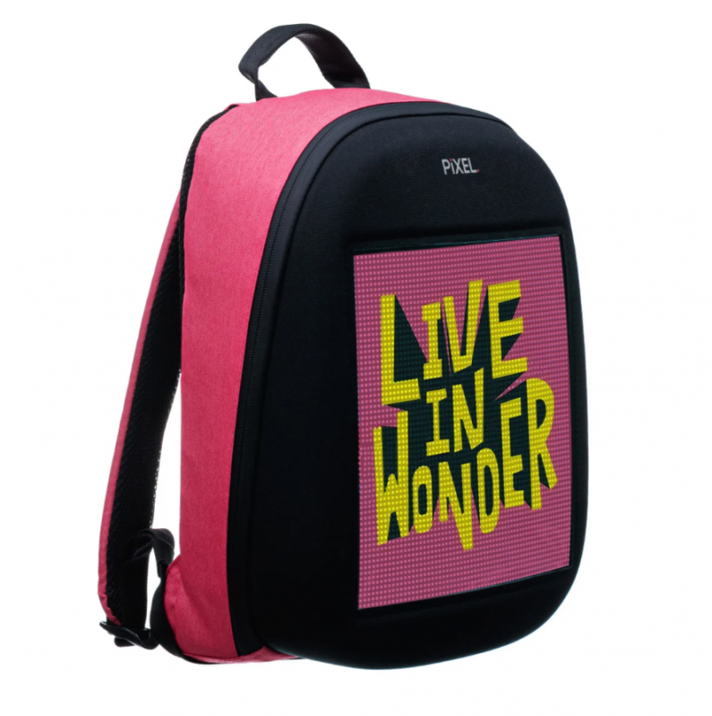 Рюкзак с дисплеем Pixel ONE 2.0 - Pinkman (Розовый) Рюкзак с дисплеем Pixel ONE 2.0 - Pinkman (Розовый)