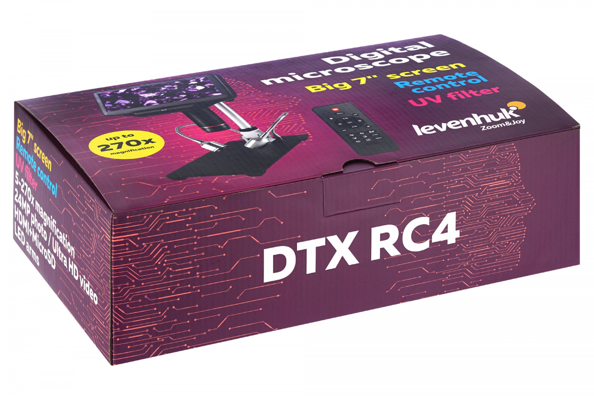 Микроскоп с дистанционным управлением Levenhuk DTX RC4 Микроскоп с дистанционным управлением Levenhuk DTX RC4