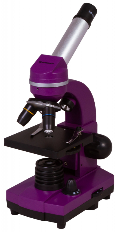 Микроскоп Bresser Junior Biolux SEL 40–1600x, фиолетовый