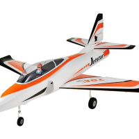 Радиоуправляемый самолет Top RC Jet Star Pro оранжевый 800мм импеллер 64мм 2.4G 4-ch LiPo RTF