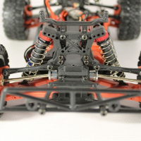 Радиоуправляемый шорт-корс Remo Hobby Rocket UPGRADE V2.0 (красный) 4WD 2.4G 1/16 RTR