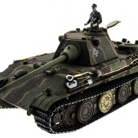 Радиоуправляемый танк Taigen 1/16 Panther type F (Германия) HC версия, башня на 360, подшипники в ред., 2.4G RTR