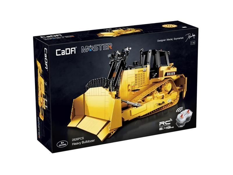 Радиоуправляемый конструктор CaDA MASTER  бульдозер Голиаф 1/16 (2826 деталей)