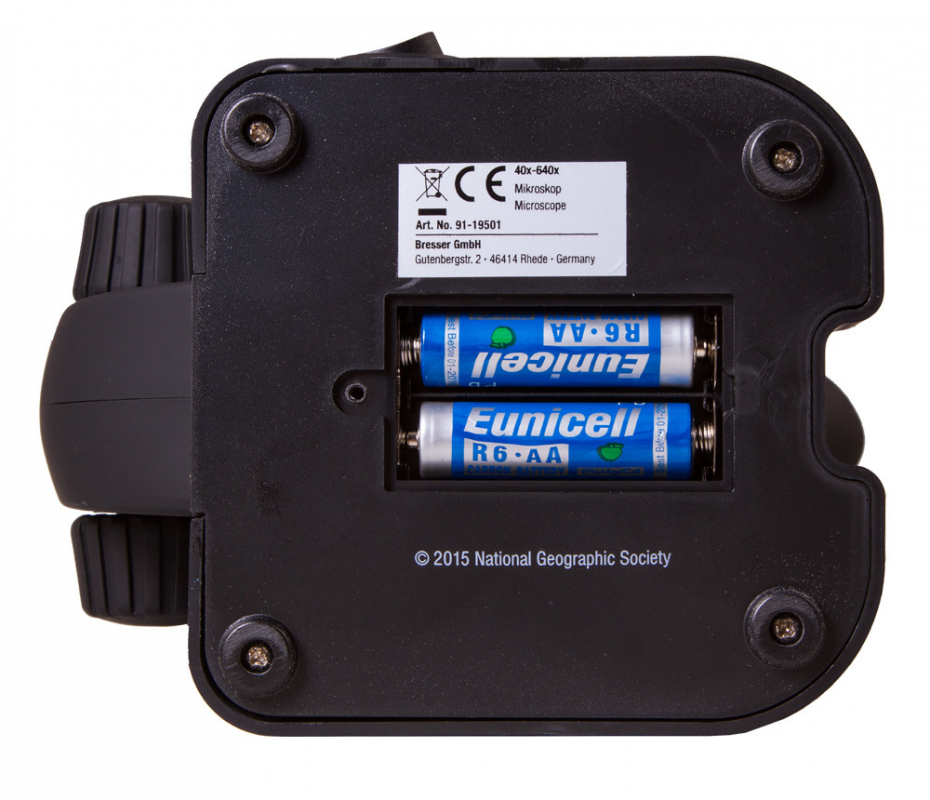 Микроскоп Bresser National Geographic 40&ndash;640x, с адаптером для смартфона