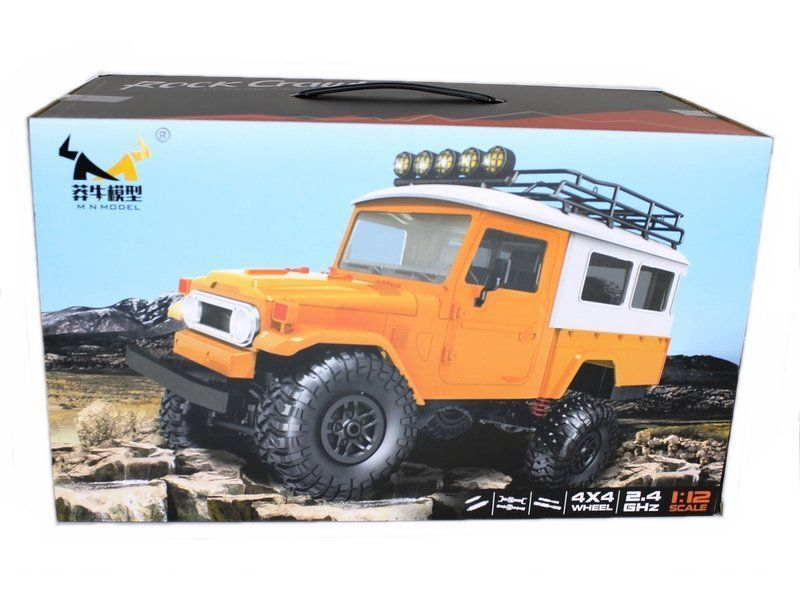 Радиоуправляемая машина MN MODEL японский внедорожник FJ45 (серый) 4WD 2.4G 1/12 RTR
