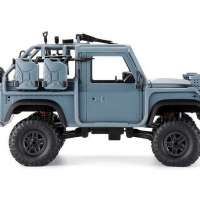 Радиоуправляемая машина MN MODEL англ. пикап Defender спецназ рейнджеров (синий) 4WD 2.4G 1/12 RTR